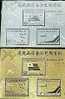 Gold & Silver Foil Taiwan 1980 Airmail Stamps Taoyuan Airplane Plane Unusual - Poste Aérienne