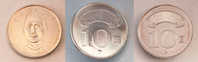 2011 Taiwan 100th Anni. Rep Of China Sun Yat-sen SYS NT$10.00 Coin - Taiwan