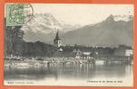 L274, Villeneuve, Dents Du Midi, 3613,  Circulée  1906 - Villeneuve