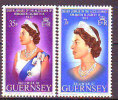GUERNSEY -  Q E II - SILVER JUBIL.  -  1977  - **MNH - Famous Ladies