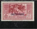CASTELROSSO 1932 GARIBALDI 75 C MNH - Castelrosso