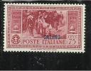 EGEO 1932 CALINO GARIBALDI 75 C MNH - Ägäis (Calino)