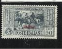 EGEO 1932 CARCHI GARIBALDI CENT. 30 CENTESIMI USATO USED OBLITERE' - Egée (Carchi)