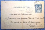 FRANCE         CARTE LETTRE     90 CP2 - Cartoline-lettere