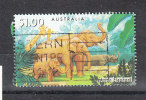 Australia   -   1994.  Asian Elephant And Rhinocéros. Elefanti Asiatici  E  Rinoceronte - Elefanten