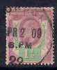 GB 1901 - 13 KEV11 1 1/2d USED PURPLE & GREEN STAMP WMK 49 (D448) - Oblitérés