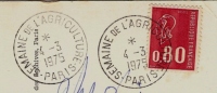 BT75-02- Paris - Semaine De L'agriculture - Temporary Postmarks