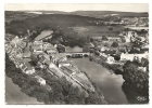 Isle-sur-le-Doubs (25) :  Vue Aérienne Générale Sur Le Quartier De L'usine En 1952 PHOTO VERITABLE. - Isle Sur Le Doubs