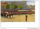 THE KING TAKING THE SALUTE OF THE GUARDS  OILETTE N° 3033 TUCK´S - Buckingham Palace