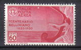 R386 - REGNO , Sassone Aerea N. 92  ***  MNH  . Bellini - Correo Aéreo