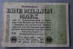 1923 1 MILLION MARK  REICHBanknoten  BERLIN DEUTSCH  GERMANY ALLEMAGNE BILLET  DE BANQUE Banconota  BANK - 1 Million Mark