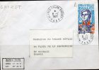 T.A.A.F N° 62 Sur Enveloppe - JAMES CLARKE -cachet ALFRED FAURE -CROZET - Covers & Documents