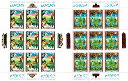 MACEDONIA 1997 Mi 102-103 CEPT EUROPE 2 X MINT RARE SHEETLETS ** VALUE €180 - 1997