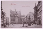 GERMANY - MARBURG, Marktplatz Mit Rathaus, Old Postcard - Marburg