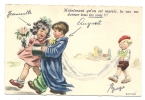 Janser (illustrateur) : Le Mariage Et Le Dont Des Sous En 1950 (animée). - Janser