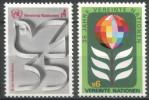 UNO Wien - Mi-Nr 12/13 Postfrisch / MNH ** (w420) - Nuevos