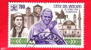 VATICANO - 1994 - Viaggi Di Giovanni Paolo II Nel 1993 - 700 L. • Albania -  US - Gebruikt