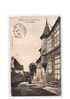 23 BOUSSAC Rue De La Cure, Vue Du Chateau, Bande 4x 5cts Type Blanc, Ed De Nussac, 1925 - Boussac