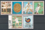 PARAGUAY - 1988 - Jeux Olimpiques D´Ete - Seoul´88 - Tenis - 5 Tim.+ Vin. Obl. - Sommer 1988: Seoul