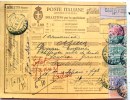 Bulletin D'expédition Colis Postal 1925 Castel Fidardo Pour Loudun - Postpaketten