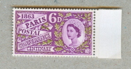 Great Britain 1963 PARIS - PHOS0PHOR Issue - Sg 636p - Unused Stamps