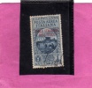 EGEO 1932 POSTA AEREA AIR MAIL GARIBALDI LIRE 1 + 25 CENT. USATO USED OBLITERE' - Ägäis