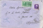 Carta ZABICE (eslovenia) 1941, Matasellos FIUME Express - Exprespost