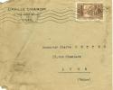 ALGERIE LETTRE FLAMME ONDULEE ORAN  ?/12/1940 - Lettres & Documents