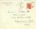 ALGERIE LETTRE CACHET ORAN  7/9/1940 - Lettres & Documents