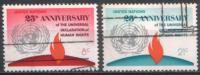 UNO New York - Mi-Nr 262/263 Gestempelt / Used (w468) - Used Stamps