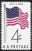 1960 USA 50 Star U.S. Flag Stamp Sc#1153 History - Nuevos