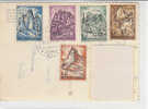 PO0605B# Serie 5 Valori Su Cartolina SAN MARINO  VG - Covers & Documents