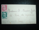 LETTRE MIGNONNETTE TYPE MARIANNE DE GANDON TARIF 5 F OBL. 2-1-47 CALAIS (RARE) - 1945-54 Marianne Of Gandon