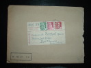 LETTRE TYPE MARIANNE DE GANDON TARIF 12 F OBL. 3-9-47 PARIS 09 (75) - 1945-54 Marianne De Gandon