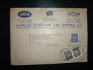 LETTRE TP 20 S + 30 S X2 OBL. 15-JAN-50 CORREIOS LISBOA (THEME MER BATEAU MARITIME) - Briefe U. Dokumente