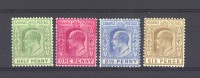 Bahamas  -  1906  :  Yv  35-38  * - 1859-1963 Colonie Britannique