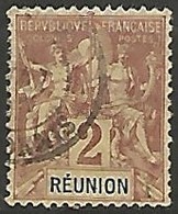 REUNION N° 33 OBLITERE - Used Stamps