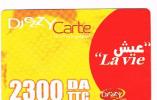 ALGERIA - DJEZZY (RECHARGE GSM)  -  LA VIE 2300  - USED   RIF. 240 - Algeria