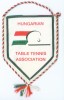 Sports Flags - Hungarian Table Tennis Association - Bekleidung, Souvenirs Und Sonstige