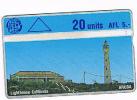 ARUBA  -  SETAR  (L & G)   -  1995 LIGHTHOUSE CALIFORNIA   CODE 503A     - USED  -  RIF. 987 - Phares