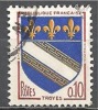 1 W Valeur Oblitérée, Used - FRANCE - YT Nr 1353 * 1962/1965 - N° 4-8 - 1941-66 Wapenschilden