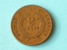 1864 - 2 CENTS / KM 94 ( Uncleaned - For Grade, Please See Photo ) !! - 2, 3 & 20 Cent