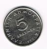 GRIEKENLAND  5  DRACHMES  1990 - Grecia