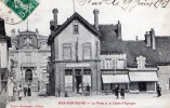 BAR SUR SEINE - LA POSTE ET LA CAISSE D'EPARGNE - SUPERBE CARTE TRES ANIMEE AVEC COMMERCES -  TOP !!! - Bar-sur-Seine