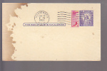 Statue Of Liberty  - Postal Card  - With Half Stamp - 1941-60