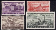 Tchécoslovaquie 1958 N°Y.T. ;  980 à 983** - Ungebraucht