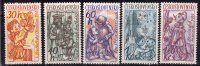 Tchécoslovaquie 1961 N°Y.T. ;  1156 à 1160** - Nuovi