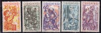 Tchécoslovaquie 1961 N°Y.T. ;  1156 à 1160** - Unused Stamps