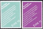 IRELAND EIRE 1978 European Parliament Elections MNH Set  Y&T 396 / 397 - Ungebraucht