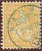 Heimat ZH Bauma 1876-06-22 Blau Auf Zu#32 Sitzende Helvetia - Used Stamps